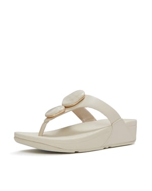 FitFlop Lulu marbled-stone toe-post sandals