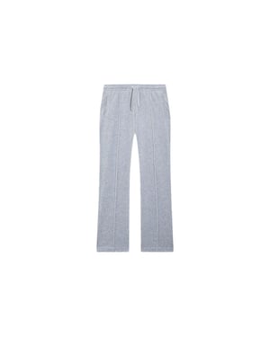 Juicy Couture Tina velour track pant with diamante branding