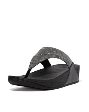 FitFlop Lulu toe post geo glitz