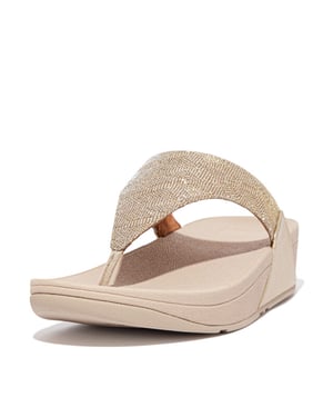 FitFlop Lulu toe post geo glitz