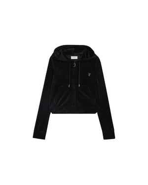 Juicy Couture Madison classic velour hoodie with juicy logo