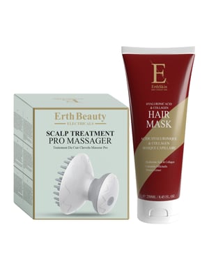 Hyaluronic Acid & Collagen Hair Mask 250ml + Scalp Treatment Pro Massager