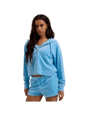 Juicy Couture Iccle outline cropped hoodie