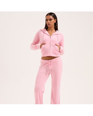 Juicy Couture Madison outline hoodie with diamante bra