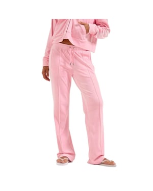 Juicy Couture Tina outline trackpant with diamante br