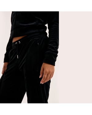 Juicy Couture Tina outline trackpant with diamante br