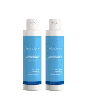 2 x AVANCERAD KERATIN HÅRVÅRD SHAMPOO 100ML