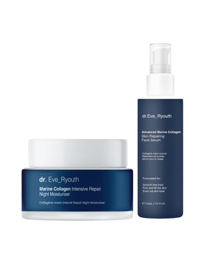 AVANCERAD MARIN KOLLAGEN HUDREPARERANDE ANSIKTSERUM 30ml + MARIN KOLLAGEN INTENSIV REPARERANDE NATTKRÄM 50ml