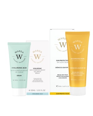 SKIN HYDRATION BOOST HYALURONIC ACID GEL SERUM 30ml + SUN PROTECTION SPF 30 DAY CREAM 50ml