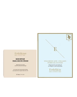 Skin Repair Snail Mucin Cream 50ml + Hyaluronic Acid + Collagen Hydrogel Eye Pads 5 X 2