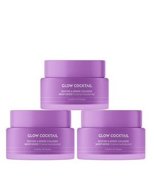 3 X Återställ och Förnya Kollagenfuktighetskräm 50ml