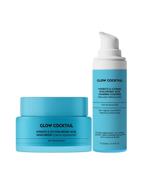 Hydra & LIFT Hyaluronsyramoisturizer 50ml + Hydra & RENGÖR Hyaluronsyraskummande rengöringsmedel 200ml