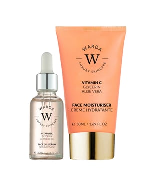 Skin Glow Boost Vitamin C Moisturiser 50ml + Vitamin C Glow Boost Oil-Serum 30ml