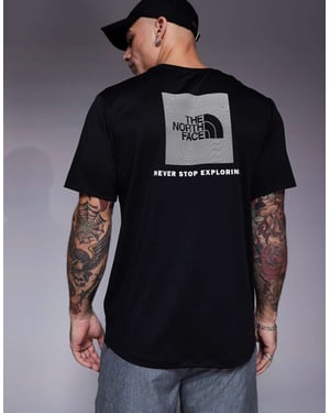 The North Face Training 24/7 Box NSE backprint t-shirt in black