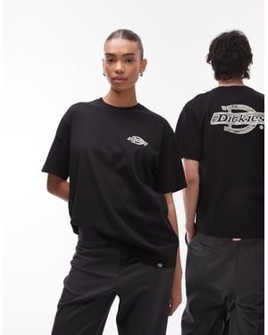 Dickies wood logo back print t-shirt in black