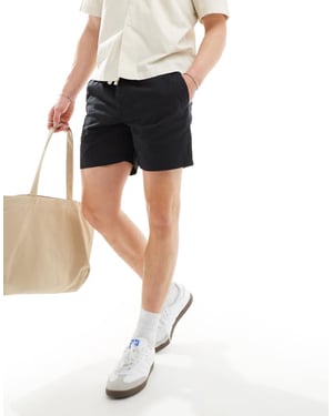 Cotton On enkla shorts i svart med dragsko i midjan