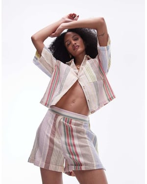 Topshop strandrandad shorts i flera färger