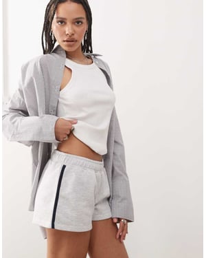 COLLUSION low rise stripe micro shorts