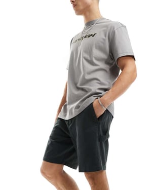 Obey Big Timer Twill Snickarshorts i svart