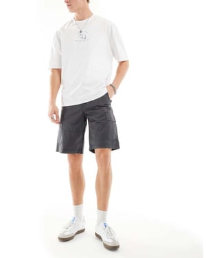 Jack & Jones cargo shorts i mörkgrått