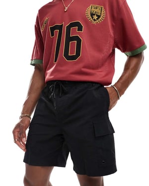 Jack & Jones cargobadshorts i svart