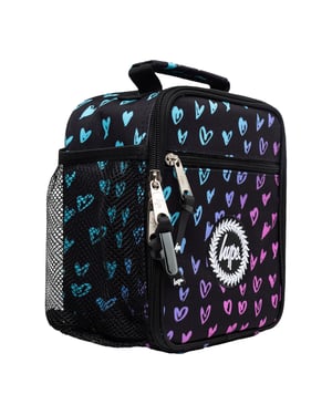 Kinderen Lunchdoos Roze Krabbels Hartjes | Thermisch Geïsoleerde Schooltas 4,5L