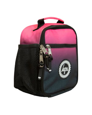 Kinderen Lunchtas Zwart Roze Vervagend | Thermisch Geïsoleerde Schoollunchdoos 4,5L