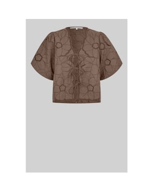 Second Female top avrille blouse 6129 canteen
