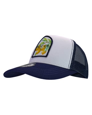 Mens Embroidered Santorini Trucker Cap | Cotton Breathable One Size Hat