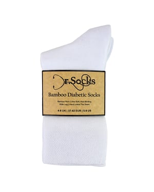 4 Pack Ladies Bamboo Diabetic Socks Soft Breathable Non Binding Socks