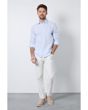 Off White Slim Fit Jeans