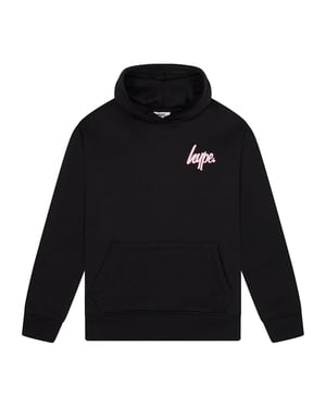 Girls Hoodie Kids Casual Black Sweatshirt Soft Graphic Back Design