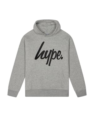Grå Hoodie för pojkar Slapp Casual Barntröja Bekväm Passform
