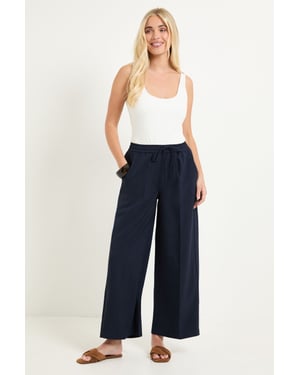 Petite Principles Trousers With Elasticated Waist