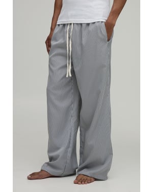 Wide Leg Stripe Lounge Bottoms