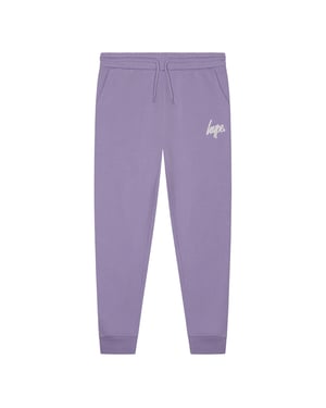 Flickor Joggingbyxor Barn Casual Lila Mjuk Cuffad Loungebukser