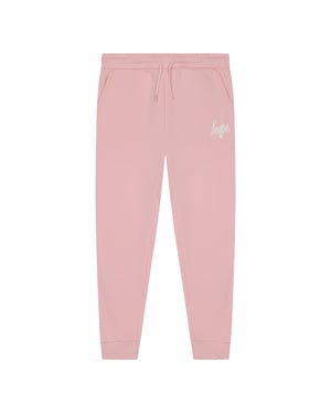 Flickor Joggingbyxor Barn Casual Rosa Mjuk Cuffade Loungebyxor