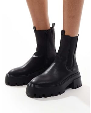 schuh Addilyn chunky ankle boots in black