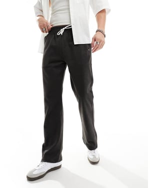 The Couture Club ulllook smart joggers i svart