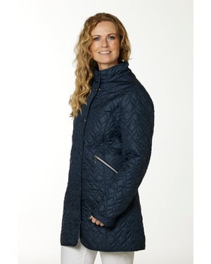 Bella Marineblauw Jas