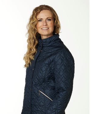 Becca Marineblauw Jas