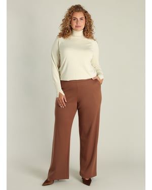 YEST CURVE Nadeche Essential Bottoms - Warm Taupe