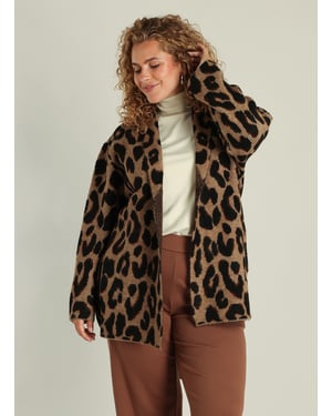 YEST CURVE Gemma-Louise Cover ups - Soft Taupe/Multi Col