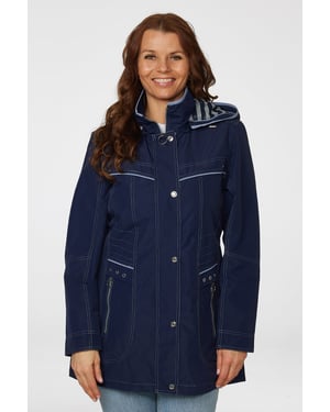 Bea Marineblauw Jas