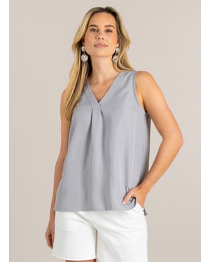 IVY BEAU Geneva Tops - Grey