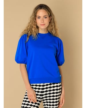 IVY BEAU Erina Tops - Brilliant Blue