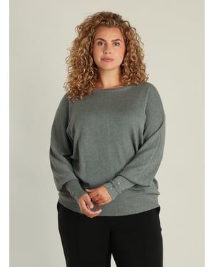YEST CURVE Gemina Tops - Dark Grey/Melange