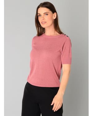 YEST Benjamine Tops - Dark Rose
