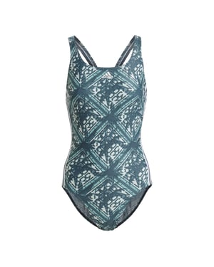 Women's adidas Sh3 Ro One Piece Swimsuit in Green