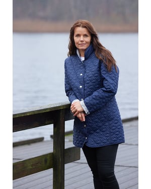 Gyda Marineblauw Jas